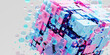 © Sky-Blue Creative/Stocksy - Abstract pattern of spheres and cubes