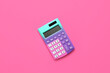 © Pixel-Shot - Modern calculator on pink background