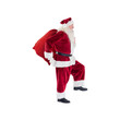 © vectorfusionart - Digital png photo of caucasian santa claus on transparent background
