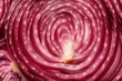 Red onion slice background 