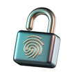 © impro-studio - Padlock Fingerprint Security 3D Icon