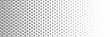 horizontal black halftone of rectangle design as three ways for pattern and background.