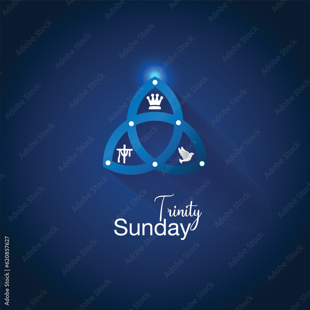 Trinity Sunday Greeting. Observed on the first Sunday after Pentecost ...