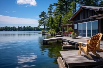 Poster - Breathtaking Waterfront Property with Private Dock