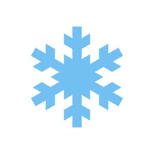 Snowflake Icon. Cold Vector Icon.
