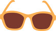 Sunglasses icon flat vector illustration