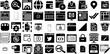 © roberta - Big Collection Of Website Icons Set Linear Concept Silhouettes App, Browser, Set, Line Buttons For Apps And Websites