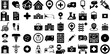 © roberta - Huge Collection Of Hospital Icons Bundle Isolated Cartoon Signs Icon, Patient, Health, Symbol Doodle For Computer And Mobile