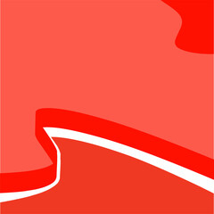 Wall Mural - the background has red and white colors with lines