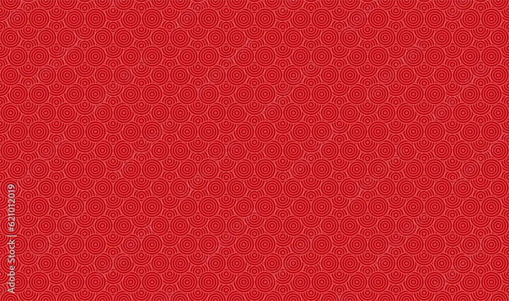 Luxury chinese circle pattern. Traditional asian motif.