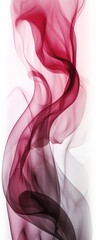 Aufkleber - abstract magenta smoke background, Ethereal Silhouette: Abstract Waves of Red Smoke Over a Contrasting White Background, in the Style of Light Magenta and Light Gray