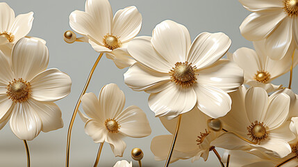 white flowers hd 8k wallpaper stock photographic image