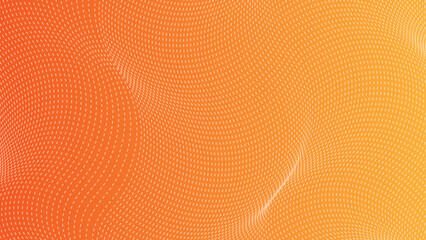 abstract smooth dynamic wave. idea of sound waves. On a white background, futuristic particle flow. Technology for digital impulse equalisation. A vector illustration.