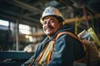 Captivating Portrait of a Driven Male Construction Worker