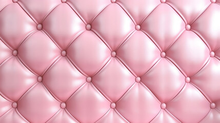 Wall Mural - seamless subtle white diamond tufted upholstery pattern transparent background. generative ai