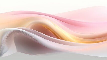 Wall Mural - Abstract wavy wave background with smooth silky shape....color, dynamic pattern shape with creative design for presentation brochure cover. Picturesque generative AI