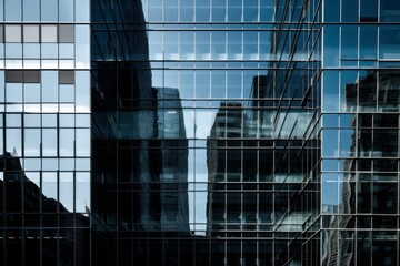Wall Mural - reflecting, building in the city, CGI Image of Lightning Striking the Middle of an Asphalt Street Amidst Stormy Weather, Intense and Dynamic Landscape