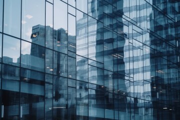 Wall Mural - reflecting, building in the city, CGI Image of Lightning Striking the Middle of an Asphalt Street Amidst Stormy Weather, Intense and Dynamic Landscape