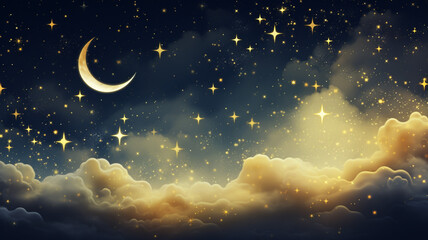 night sky full of stars design