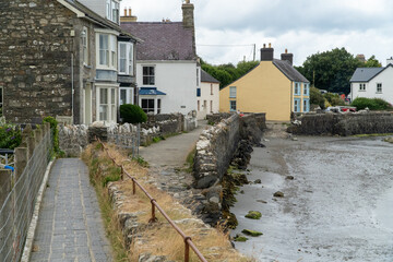 Wall Mural - houses in the seaside  village