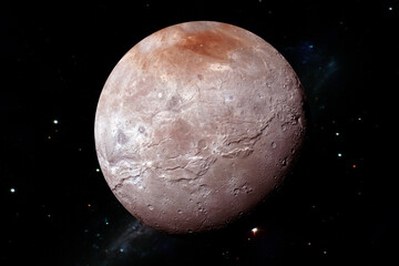 Wall Mural - pluto. gorgeous planet of the solar system. the elements of this image furnished by nasa.