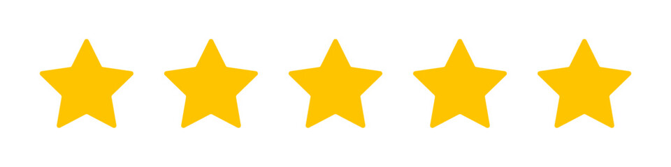 Wall Mural - five star rating