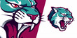Rampaging Undead Feline: Captivating Zombie Cougar Logo Design for Sports & Esports Team Branding and T-shirt Printing