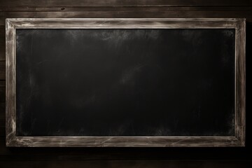 School board or blackboard as abstract copy space for text or inscription. Background or background. Design blank