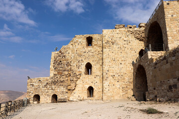 Wall Mural - Al-Karak, Jordan - 2022 : Kerak Castle -History of the Moabites, Nabataeans, Byzantines and Muslims