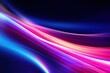 © AKKA - abstract futuristic background with pink blue glowing neon moving high speed wave lines and bokeh lights. Data transfer concept Fantastic wallpaper