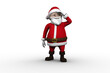 © vectorfusionart - Digital png illustration of happy santa claus on transparent background