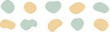 © samemen - かわいい抽象的なゆるゆるフレーム　Set of cute abstract shapes.Vector loose frame.