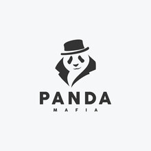 Panda Logo Wearing Cowboy Hat