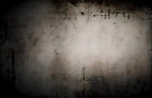 Black Texture Metal Wall Background Grunge Style, Generative AI
