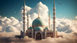 © Prasanth - a beautiful mosque is clouds post for jummah mubarak