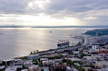 Aerial View Of Pier 66 - Seattle, WA - USA
