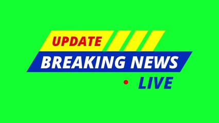 Breaking news Studio Background for news report and breaking news on world live report Template intro for TV broadcast news program green show screen