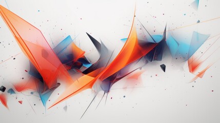 Sticker - Modern Abstract Art Background - generative ai