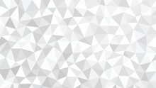 Abstract Grey Low Poly Paper, Gray Polygon Triangle Mosaic Background Vector.