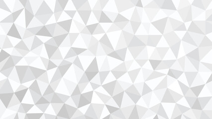Abstract grey low poly, triangle mosiac  background vector.