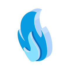 Wall Mural - 3d gas icon, simple emoji in flat style