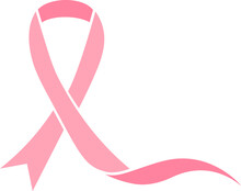 Pink Awareness Ribbon To Raise Awareness For Breast Cancer Fighters. October 19.