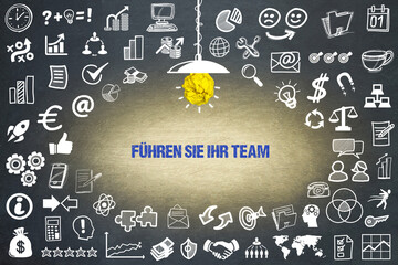 Poster - Führen Sie Ihr Team