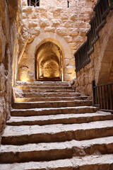 Wall Mural - An old historical castle - Ancient Ajloun castle in Jordan (Islamic Arabic history)