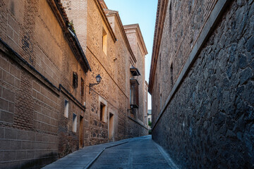 Sticker - Old Street at Toledo - Toledo, Spain