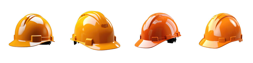 Safety helmet clipart collection, vector, icons isolated on transparent background