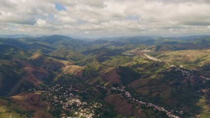 Wall Mural - Aerial view series. Flying over Valles del Tuy, Miranda State, Venezuela