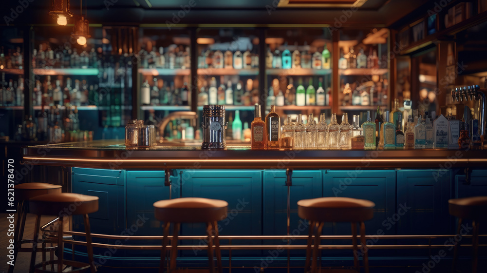 Modern bar interior Stock Photo | Adobe Stock
