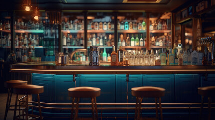 modern bar interior