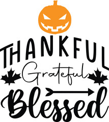 Wall Mural - thankful grateful blessed